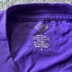 Diamond Supply Co T Shirt Mens Size S Purple Graphic Logo Cotton