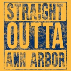 Straight Outta Ann Arbor – Hometown Sports Team FanUnisex T Shirt