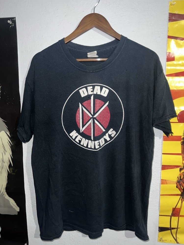 Vtg 90s Dead Kennedys Decay Music Punk Rock Band Tee L Metal Sludge Alt Y2K Tour