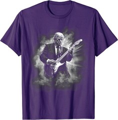 Donald Trump Playing Electric Rock Guitar T-Shirt
