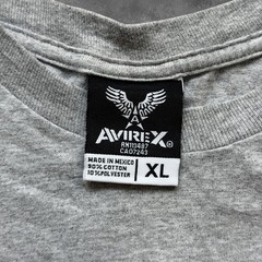 Avirex Cup Challenge Gray Graphic Tee – Y2K Streetwear – Size XL