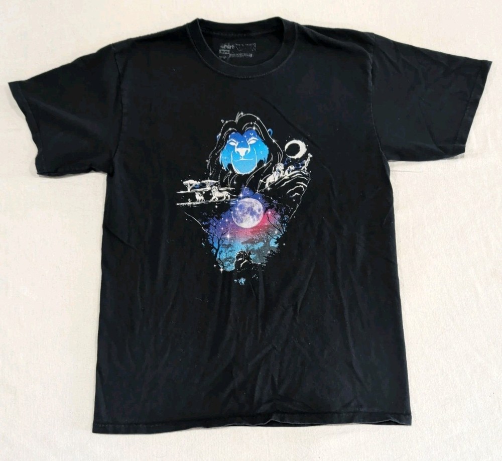 The Lion King Mufasa Black Tshirt Adult Size Medium