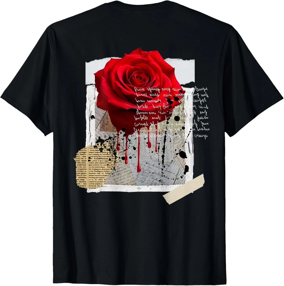 Dark Floral Streetwear Graphic Unisex T-Shirt