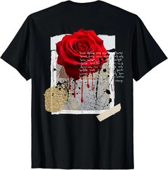 Dark Floral Streetwear Graphic Unisex T-Shirt