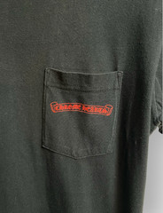 Chrome Hearts Black Graphic Pocket T-Shirt Horseshoe Logo Size M