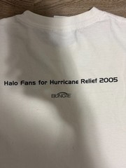 Y2k Halo 2 Bungie Master chief Fight the Flood Katrina charity T shirt size L
