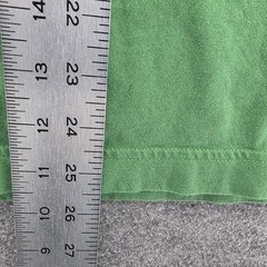 Apple Shirt Mens Medium Green 100% Cotton Logo Tee Crewneck T Shirt Casual
