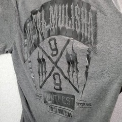 VINTAGE Metal Mulisha Men Shirt Medium Gray Logo Death Cheaters Y2K Tee