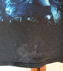 Justice League T Shirt Short Sleeve Black Batman Graffic Teen Size M