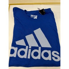 Adidas Mens Go-To Tee Royal Blue Graphic Logo T-Shirt 2XL B289A