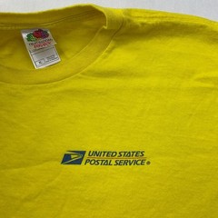 Vintage USPS Cartoon Mailman T-Shirt Men Sz XL Go Lance Mail Graphic Tee 90s