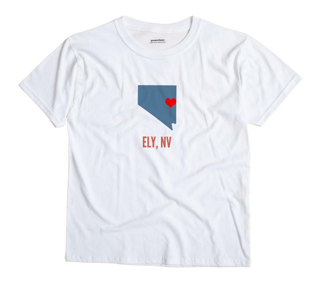 Ely Nevada NV T-Shirt HEART