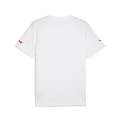 PUMA F1 Dts Graphic Race Crew Neck Short Sleeve T-Shirt Mens White Casual Tops 6