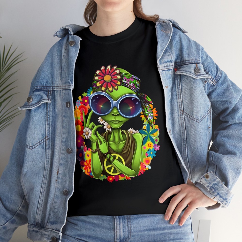 Beautiful Alien Swag Queen Cotton Tee Shirt for Her
