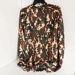 UPF50+ Men’s Sun Protection Long Sleeve Quick Drying Camouflage Print XXL