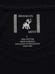 Brooklyn Mint Biggie Smalls 9 Panel Mug Shot Graphic T-shirt Men L Rap Tee VTE