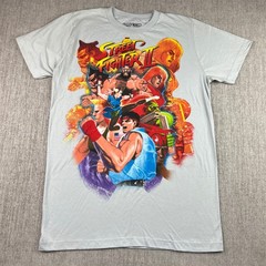 Capcom Street Fighter II T Shirt Men’s Medium Graphic Tee New Video Game Promo