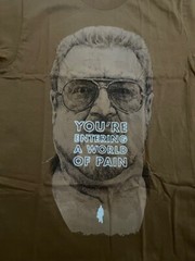Walter Sobchak (John Goodman) Lebowski Shirt RARE! Spoke Art Exclusive SOLD OUT!