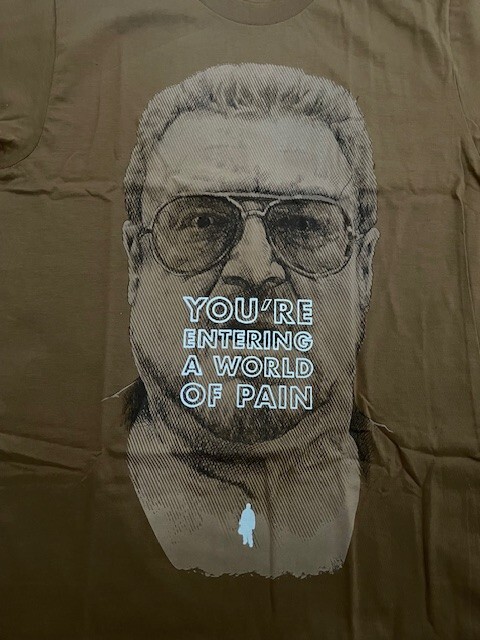 Walter Sobchak (John Goodman) Lebowski Shirt RARE! Spoke Art Exclusive SOLD OUT!
