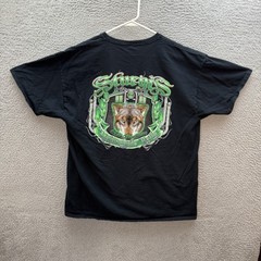 Sturgis Shirt Adult XL Black Motorcycle Rally Biker Nature Wolf Grunge Skater
