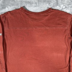 Kuhl Wildfibre Shirt Mens L Red Long Sleeve Organic Cotton Hiking Outdoor
