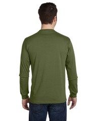 Econscious Mens 100% Organic Cotton long sleeve shirt EC1500 olive green large L