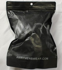 AWRY Men’s Ribbed Crop Top Stretch Cotton-Blend Tank CN6 Black Medium NWT