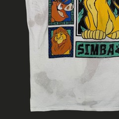 Disney The Lion King T-Shirt Adult Small – Simba Timon Pumbaa Mufasa – White Tee