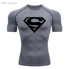 Mens Spider Superhero Compression T-shirts Short Sleeve Gym Tops Tee Tights
