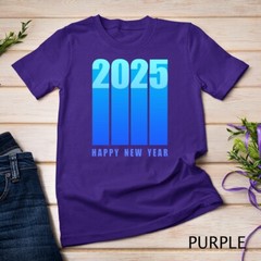 Cool Happy New Year 2025 New Years Eve Unisex T-shirt