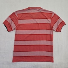 Denim & Rivets Short Sleeve Shirt Men’s Size L Color Red/White V Double Collar