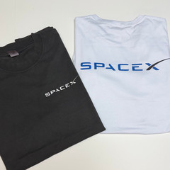 SpaceX Printed Shirt NASA Elon Musk Tesla Space X Front and back StarShip BFR