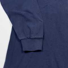 Vintage Pluma Shirt Mens 2XL Blue Crewneck Heavyweight Long Sleeve Made USA Tee