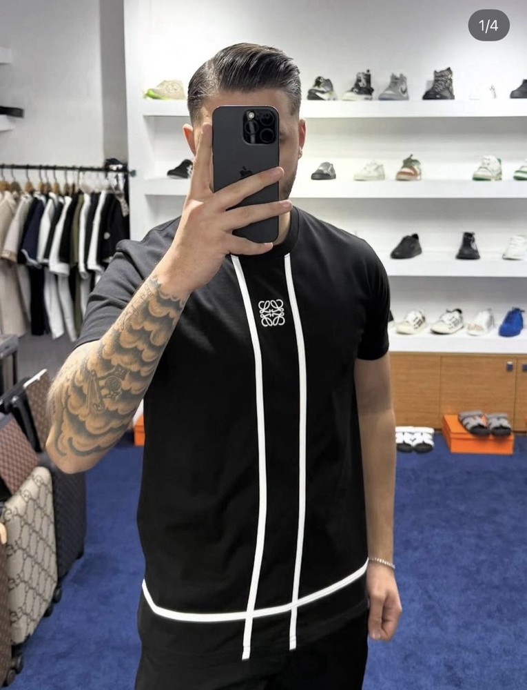 Loe-we T Shirt For Men- Medium Black Fast Free Shipping From Us.