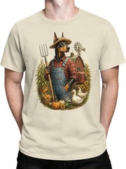 Farmhand Doberman Dog T-Shirt | Unisex
