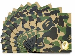 BAPE A Bathing Ape GREEN CAMO RED PACKET SET 10pcs Lai See ENVELOPE JAPAN Novelt