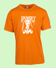 UNISEX MEN WOMENS TEE TSHIRT UNHOLY GIRL EMO COMFORT FIT ALL SEASONS POSTER ART