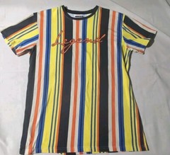 Y2K Mecca Mens XL Legend Stripped Multicolor Tshirt