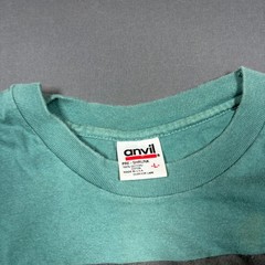 Vintage 90s Copper Mountain Colorado Ski Green T Shirt Anvil Mens Large Y2K