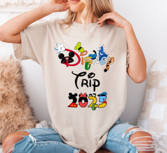 Disney Trip 2025 Shirt, Mickey and Friends, Disneyland Family Vacation Shirt