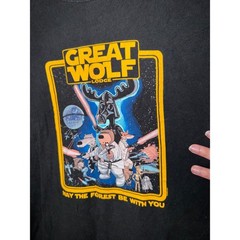 Great Wolf Lodge Star Wars Graphic T Shirt Black Adult XL The Duck Company