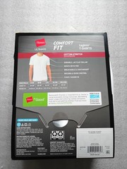 Hanes Ultimate Comfort Fit Crewneck Undershirt – White, Extra Large, Pack of 5