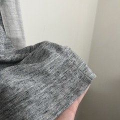 Vince Mens XXL Gray Sweater Tee Long Sleeve Cotton Cashmere Modal Lightweight *