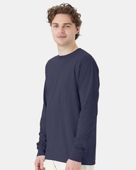 ComfortWash By Hanes Mens Garment Dyed Long Sleeve T-Shirt GDH200 Up To 3XL
