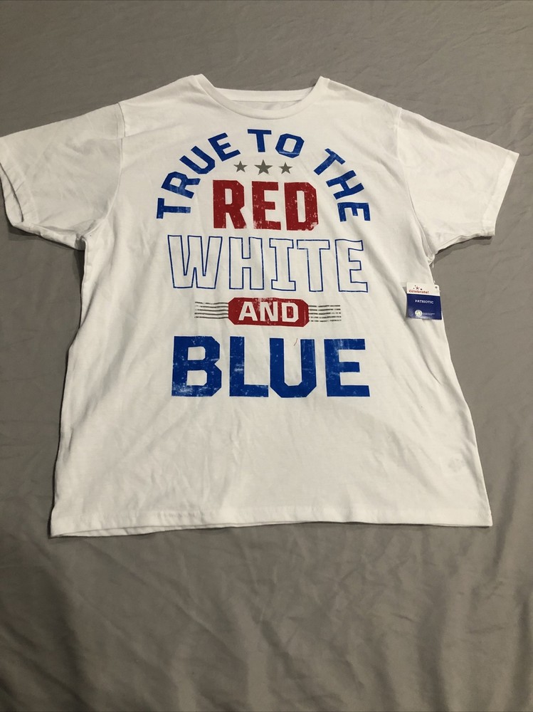 Way To Celebrate! Patriotic Men’s Graphic T-Shirt Size XL