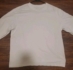 Original Use Men’s T-Shirt, XL – White – long sleeve No Imperfections