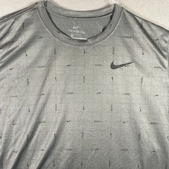 Nike Legends Graphic Anti Odor Training Shirt Adult Extra Large XL Gray Tee AOP