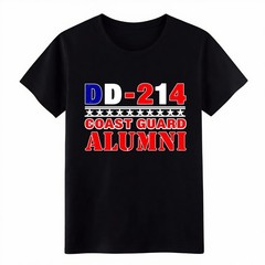 Unisex DD-214 Coast Guard Alumni Gift Graphic T-Shirt – USCG Veteran Honor Tee