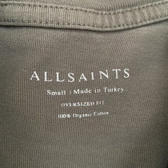 All Saints London Streetwear Boxy Gray T-Shirt Men’s Small