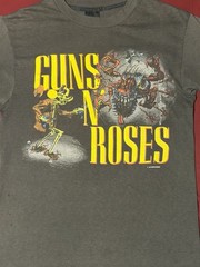 RARE Guns N Roses Banned Tour shirt “WAS HERE” small black vintage – GNR Rock